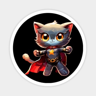 Superhero cat Magnet